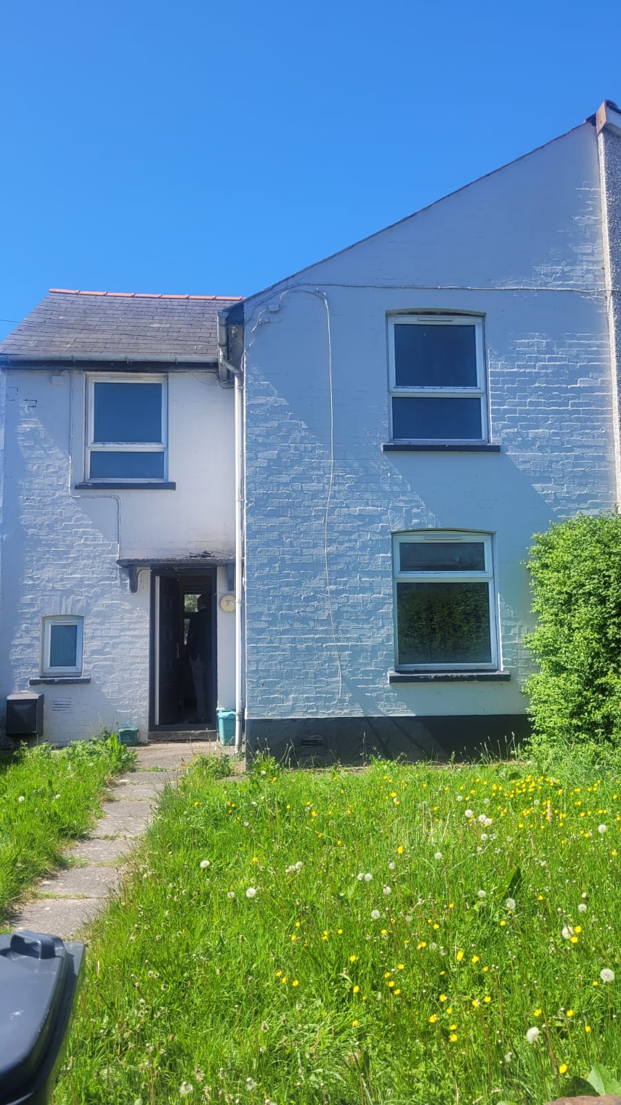 Front elevation before renovation